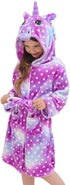 Unicorn Dots Bathrobe bathrobe Little Palace Store